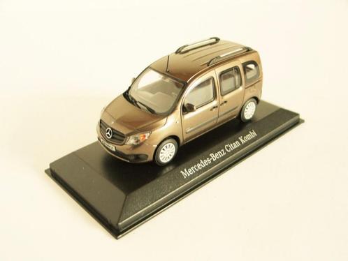 1/43 - M Minichamps - Mercedes Benz Citan (Limonit Brown), Hobby en Vrije tijd, Modelauto's | 1:43, Nieuw, MiniChamps, Ophalen of Verzenden