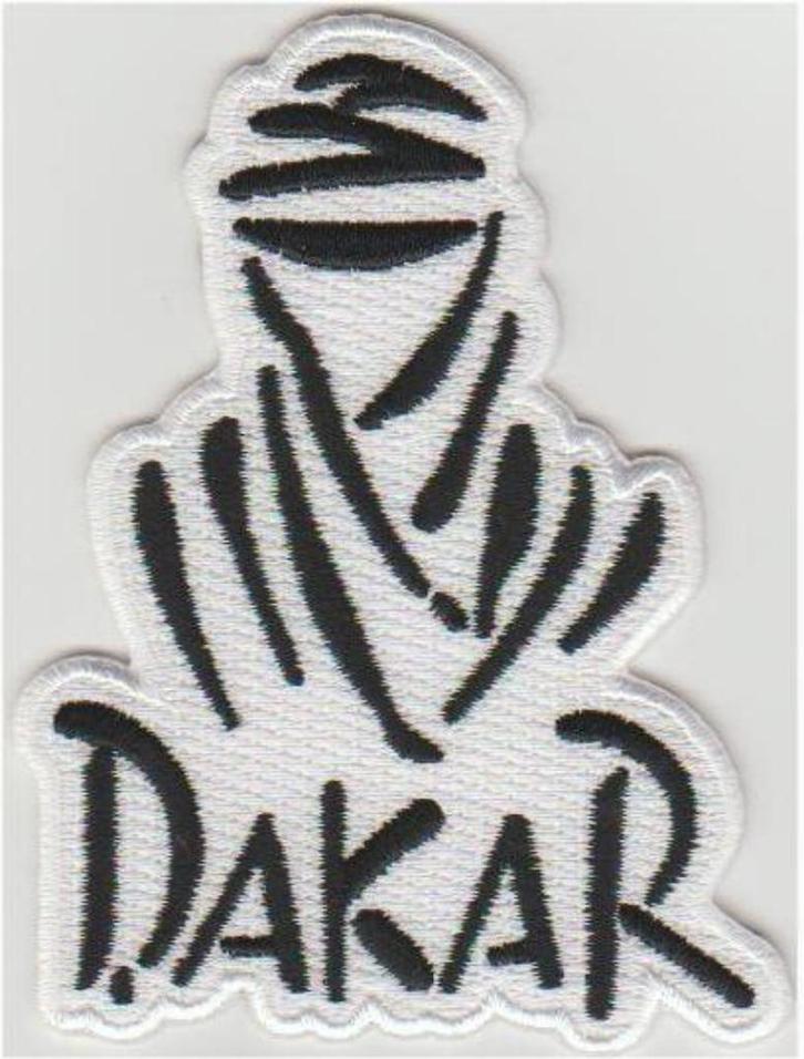 Dakar stoffen opstrijk patch embleem #3, Verzamelen, Automerken, Motoren en Formule 1, Nieuw, Verzenden
