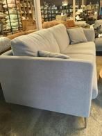 Sofa grijze stof te koop 225x95 cm, Gebruikt, Stof, Ophalen of Verzenden, 75 tot 100 cm