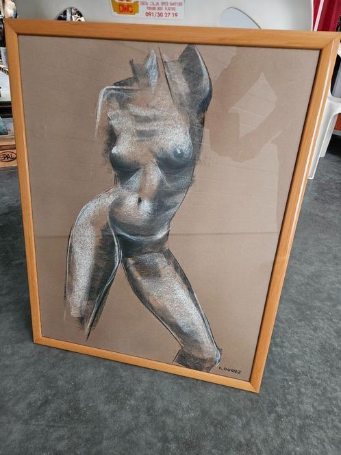 Duriez Irénée tekening, ook gevraagd zijn beelden in brons!, Antiek en Kunst, Kunst | Tekeningen en Fotografie, Ophalen