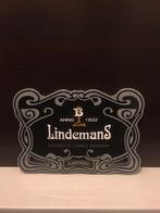 Brouwerij Lindemans - Sint-Pieters-Leeuw - metalen bord, Verzamelen, Biermerken, Ophalen of Verzenden, Leeuw
