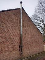 pelletkachel met schouw en bijbehorende kast, Ophalen, Gebruikt, Overige brandstoffen, Pelletkachel