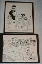 D'apres Albert Duboit - 2 tekeningen, Enlèvement ou Envoi