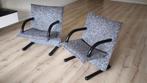 2x Arflex T-Line vintage Italiaans design fauteuils, Huis en Inrichting, Ophalen, Gebruikt, 75 tot 100 cm, 50 tot 75 cm