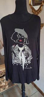 Caroline Biss shirt lange mouwen maat 40, Maat 38/40 (M), Verzenden, Zwart, Nieuw