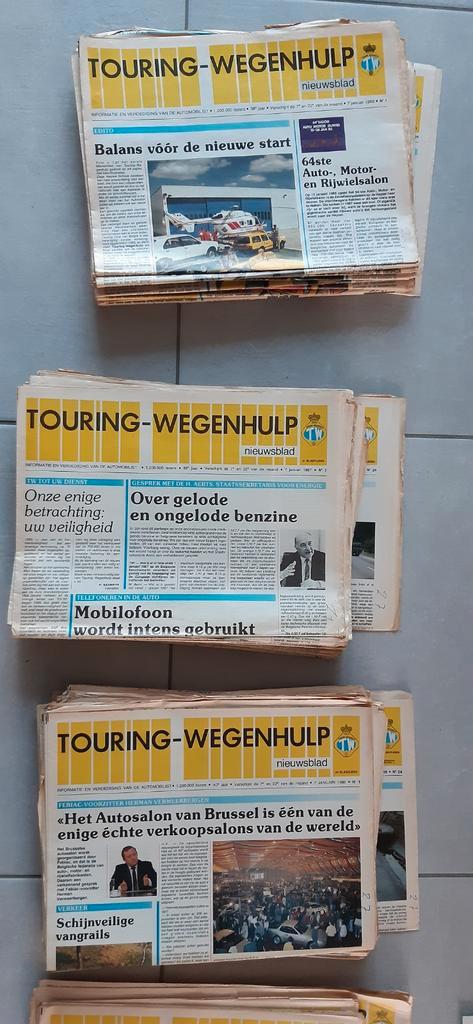krant Touring-Wegenhulp 1986 1987 1988 tijdschrift magazijne, Boeken, Auto's | Folders en Tijdschriften, Overige merken, Ophalen of Verzenden