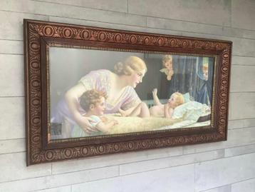 Litho door Frans Laubnitz getiteld “Das Nesthäckchen“ beschikbaar voor biedingen