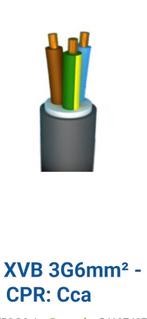 Cca



Kabel - XVB 3G6mm²

 19,5 lopende meter, Doe-het-zelf en Bouw, Elektriciteit en Kabels, Ophalen