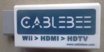 Wii HDMI adapter voor de Nintendo Wii, Enlèvement ou Envoi, Utilisé