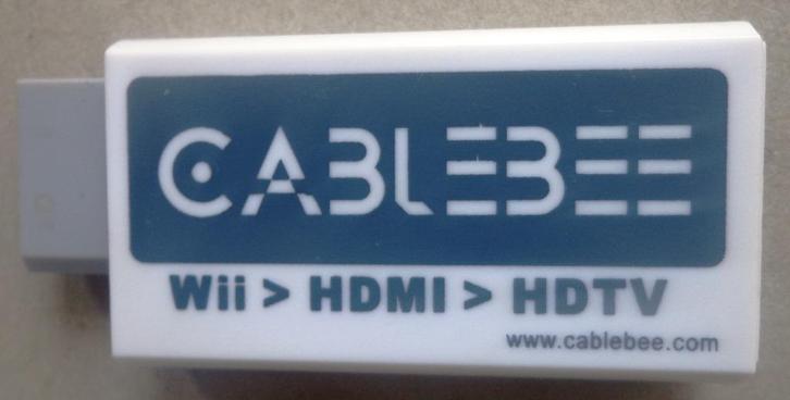 Wii HDMI adapter voor de Nintendo Wii, Games en Spelcomputers, Games | Nintendo Wii, Gebruikt, Ophalen of Verzenden