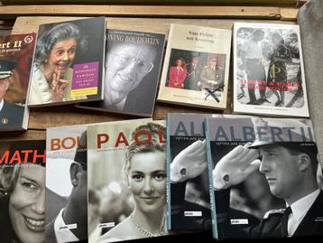 Koningshuis lot boeken Albert Paola Boudewijn Fabiola  beschikbaar voor biedingen