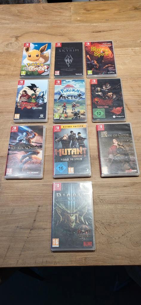 Collectie switch-games, Consoles de jeu & Jeux vidéo, Jeux | Nintendo Switch, Comme neuf, Enlèvement ou Envoi