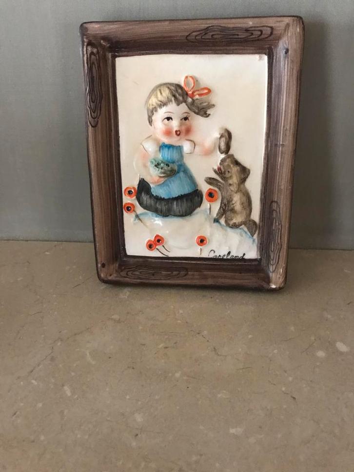 Antieke lijst Copeland, Antiquités & Art, Curiosités & Brocante, Enlèvement ou Envoi