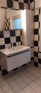 Lavabo/kraan + meubel/Kolomkast/Spiegelkast/WC/zeer net, Enlèvement, Armoire à miroir