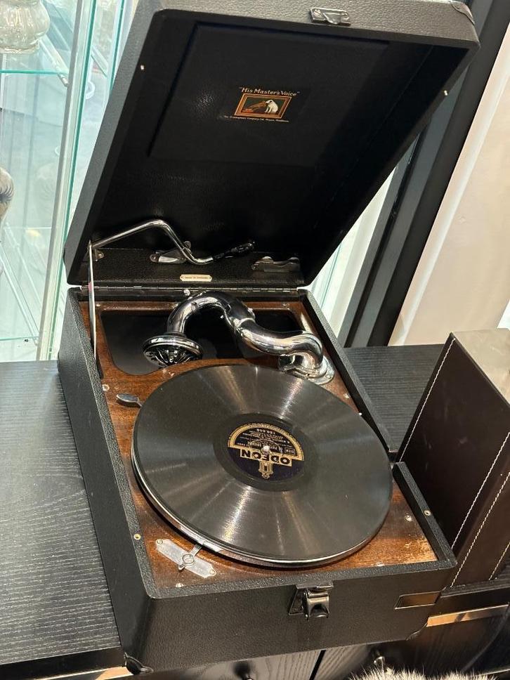 Tourne disque vintage. Masters voice, Audio, Tv en Foto, Platenspelers, Ophalen of Verzenden