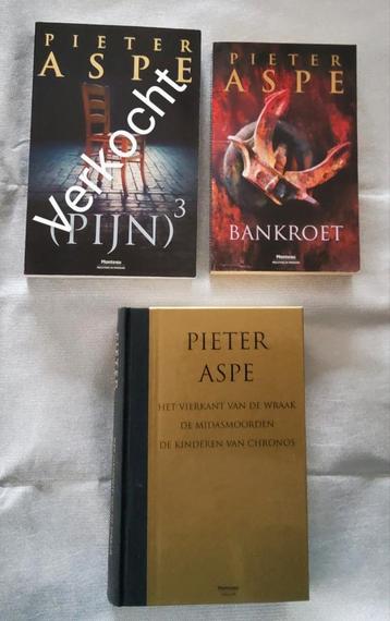 Feesteditie - 3 thrillers in 1 en "Bankroet' - Pieter Aspe  beschikbaar voor biedingen
