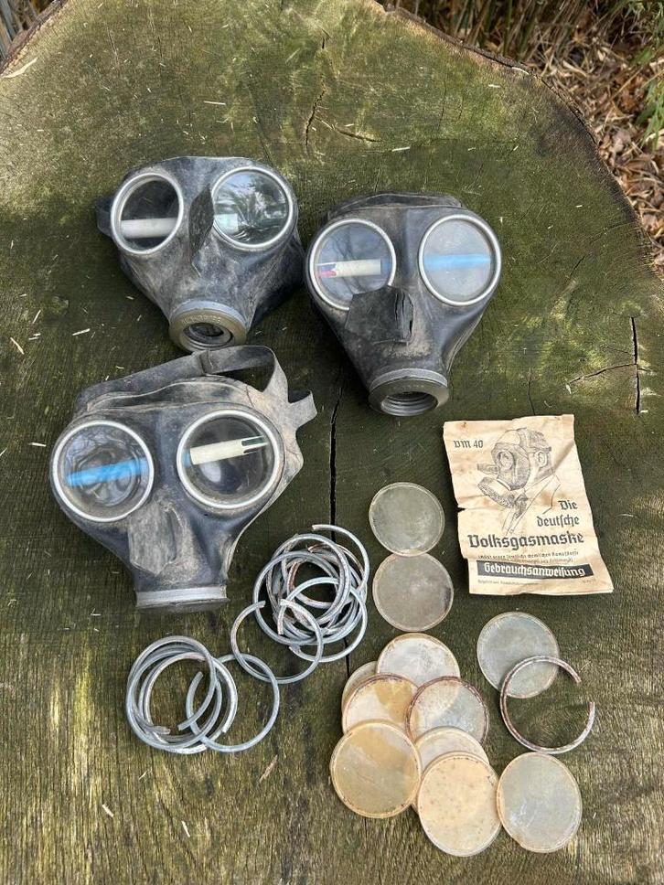 Duits gasmasker van de DP, Verzamelen, Militaria | Tweede Wereldoorlog, Overige soorten, Ophalen of Verzenden