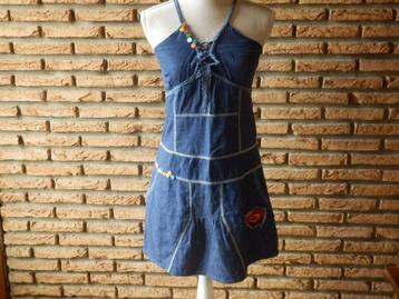 (110)- robe femme t.36 bleue - coline - beschikbaar voor biedingen