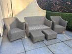 lounge set tuin - zetels + kussens, Tuin en Terras, Ophalen, 4 zitplaatsen, Kunststof, Tuinset