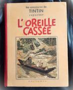 TINTIN - L'OREILLE CASSEE A2 - EO - GARDES GRISES - N/B - 19, Livres, BD, Une BD, Utilisé, Hergé, Envoi