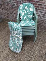 Tuinstoelen, Tuin en Terras, Tuinstoelen, Ophalen, Zo goed als nieuw, Kunststof, Stapelbaar