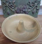 Zeer grote stoere Franse gres bakvorm, leuk als fruitschaal, Antiek en Kunst, Ophalen of Verzenden