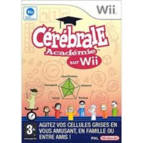 Brain Academy (Wii)., Games en Spelcomputers, Games | Nintendo Wii, Gebruikt, Overige genres, 2 spelers, Vanaf 3 jaar, Ophalen of Verzenden