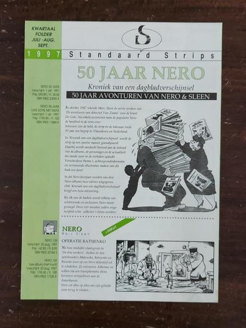 Sleen Nero Suske en Wiske - Folder Standaard Juli 1997, Boeken, Catalogussen en Folders, Gelezen, Folder, Verzenden