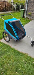 Thule Coaster XT  fietskar, Fietsen en Brommers, Opvouwbaar, 40 tot 60 kg, Kinderkar, Zo goed als nieuw