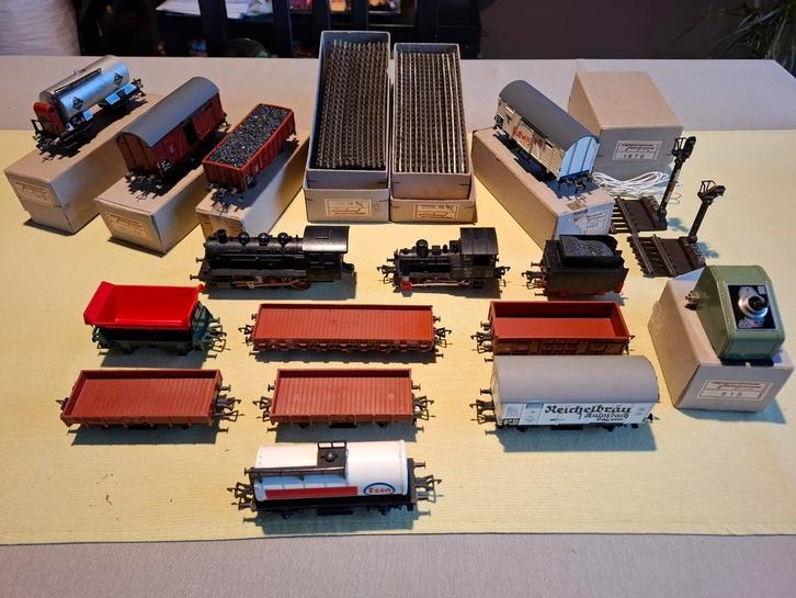 Set HO Fleischmann modeltreinen, Hobby en Vrije tijd, Modeltreinen | H0, Zo goed als nieuw, Fleischmann, Ophalen of Verzenden