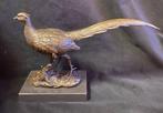 Bronzen fazant, gestempeld/ManGreb prachtig zuiver brons, Antiek en Kunst, Ophalen of Verzenden