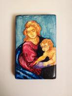 Schilderij–Icoon–Miniatuur-Maria en het Kind, Antiek en Kunst, Verzenden