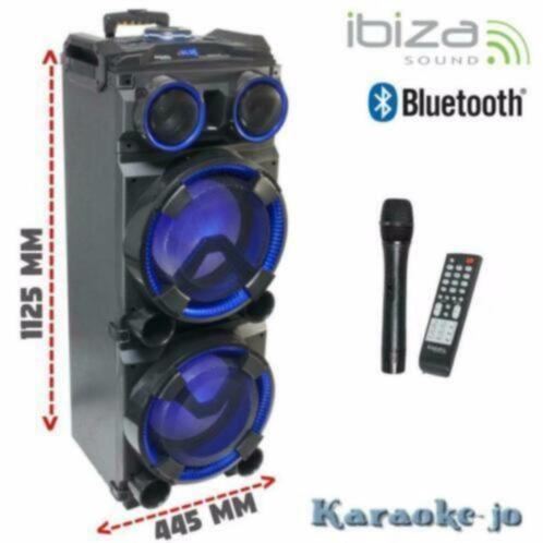 IBIZA-STANDUP-DJ-MKII Mobiele DJ box met Vhf Microfoon, TV, Hi-fi & Vidéo, Enceintes, Neuf, Enlèvement ou Envoi