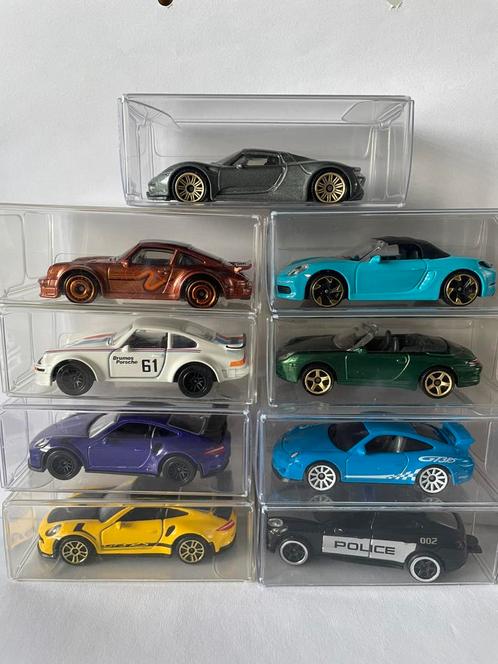 Hot Wheels, Majorette, Matchbox Porsche bundel, Kinderen en Baby's, Speelgoed |Speelgoedvoertuigen, Zo goed als nieuw, Ophalen