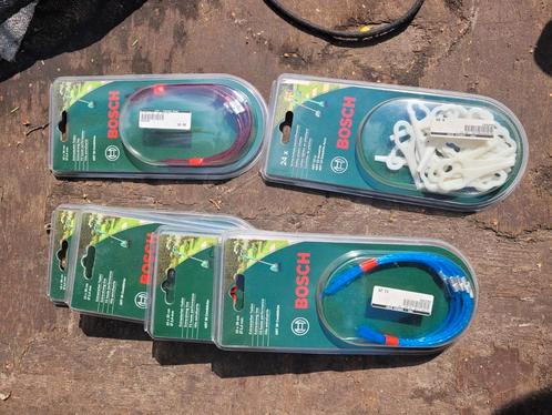 Bosch draad/koord en plastic messen, Tuin en Terras, Grastrimmers, Zo goed als nieuw, Ophalen of Verzenden