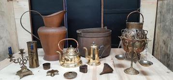 cuivre, objets anciens, collection, également par pièce