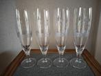 Glas Leus champagne  4 stuks, Verzamelen, Ophalen, Zo goed als nieuw, Overige typen