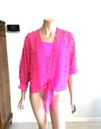 Zara felroze blouse met bijpassende fluo top - M, Maat 38/40 (M), Verzenden, Zara, Zo goed als nieuw