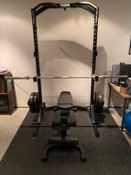 Home gym, Sport en Fitness, Fitnessmaterialen, Ophalen, Zo goed als nieuw, Halterschijven