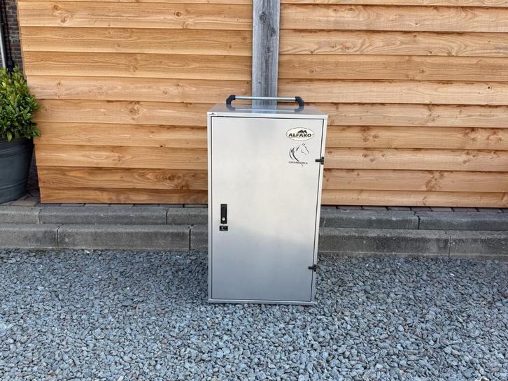 MINI PLUS 160 HARD ZILVER zadelkast Alfako Concourskast, Dieren en Toebehoren, Paarden en Pony's | Hoofdstellen en Tuigage, Nieuw