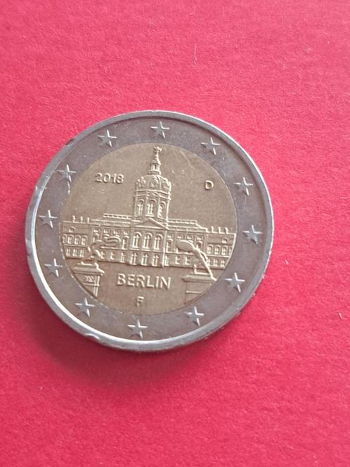 2018 Duitsland 2 euro Berlin F Stuttgart, Postzegels en Munten, Munten | Europa | Euromunten, Losse munt, 2 euro, Duitsland, Verzenden