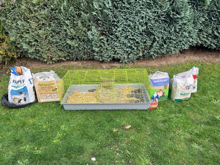 Konijnenhok en toebehoren, Dieren en Toebehoren, Knaagdieren en Konijnen | Toebehoren, Gebruikt, Overige typen, Ophalen