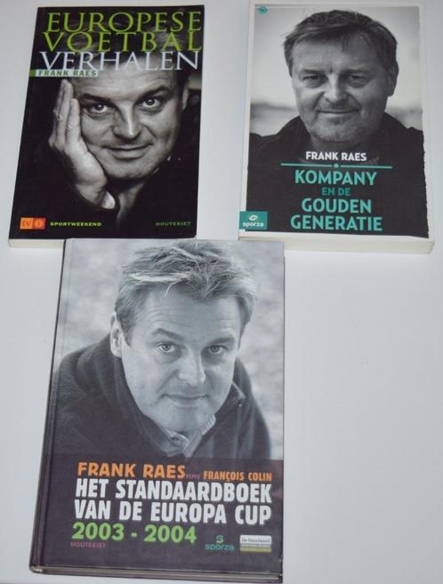 Frank Raes / 3 boeken, Verzamelen, Sportartikelen en Voetbal, Zo goed als nieuw, Boek of Tijdschrift, Verzenden