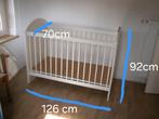 Kinderbed met 2 dekbedden, Ophalen, Gebruikt, Minder dan 140 cm, Matras