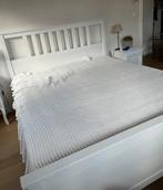 Dubbel bed Ikea Hemnes, Huis en Inrichting, Ophalen, Wit, Tweepersoons, 180 cm