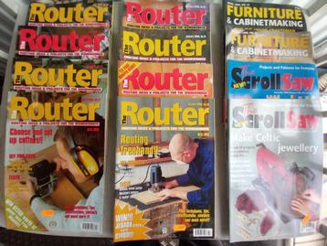 12 TIJDSCHRIFTEN OVER DE ROUTER EN DE ROLZAAG beschikbaar voor biedingen