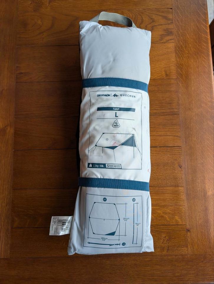 QUECHUA Multifunctionele tarp 285x285, Caravans en Kamperen, Kampeeraccessoires, Ophalen of Verzenden