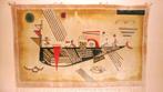 Kunst modern van (Wassily Kandinsky) Puur zijde wandtapijt, Antiquités & Art, Enlèvement ou Envoi