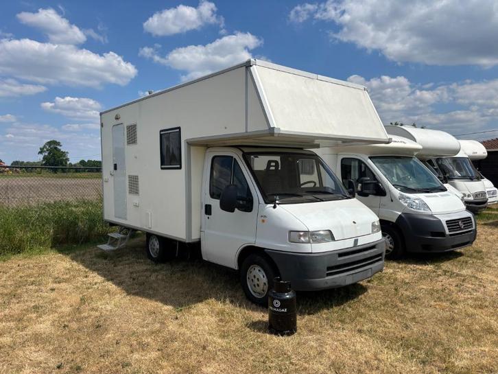 Fiat Ducato 1.9TD 1995  NIEUWE OPBOUW!!, Caravans en Kamperen, Mobilhomes, Particulier, tot en met 4, Alkoof, Fiat, Fiat, Diesel