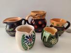 Verzameling 5 Frans aardewerk Savoy collectie keramiek kruik, Antiek en Kunst, Antiek | Keramiek en Aardewerk, Ophalen of Verzenden